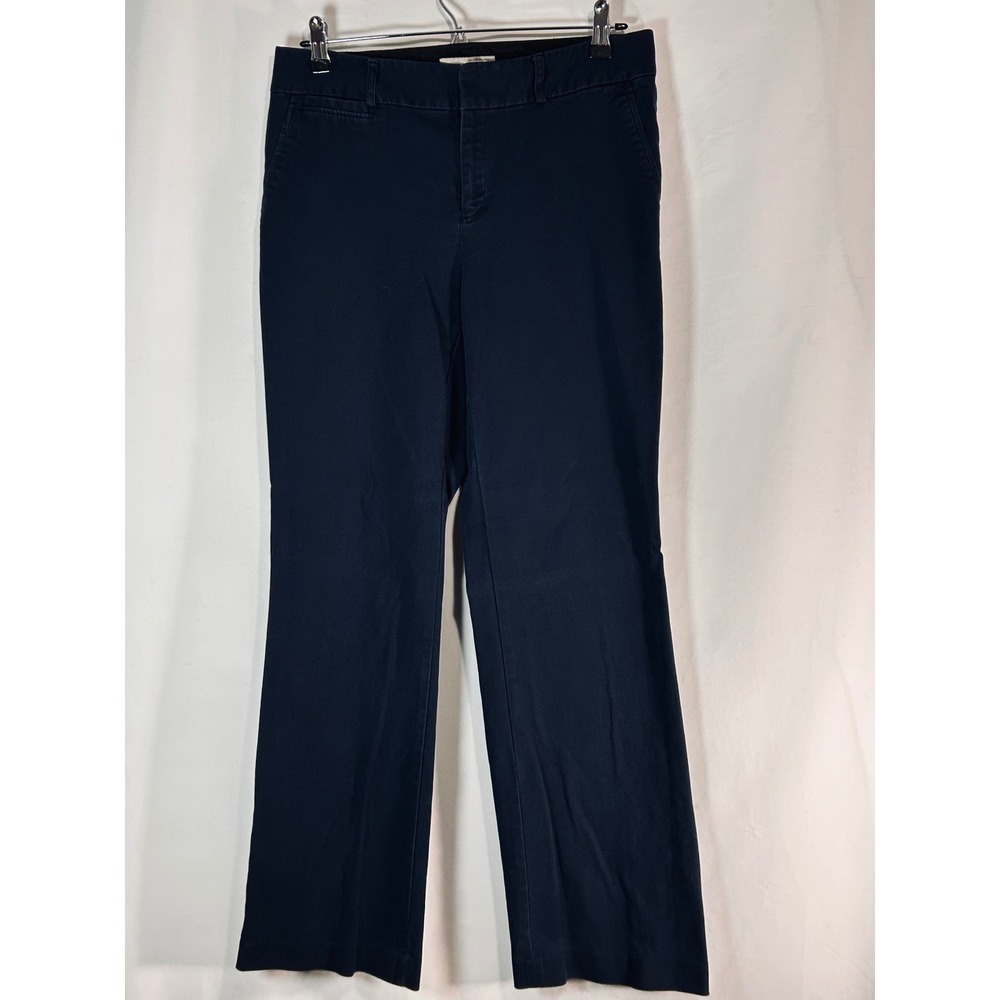 Banana Republic Jackson Fit Navy Blue Straight Leg Dress Pants Womens 8R